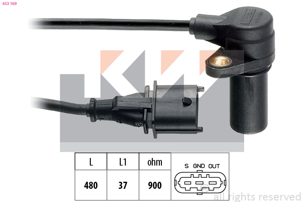 Senzor impulsuri, arbore cotit 453 169 KW